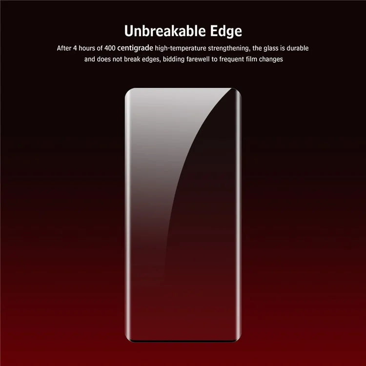 ENKAY HAT PRINCE For Oppo Reno12 5G (Global) / Reno12 Pro 5G (Global) Screen Protector Easy Installation Silk Printing High Aluminium-Silicon Glass Film