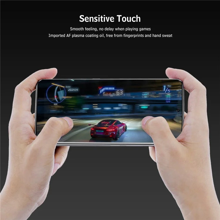 ENKAY HAT PRINCE For Oppo Reno12 5G (Global) / Reno12 Pro 5G (Global) Screen Protector Easy Installation Silk Printing High Aluminium-Silicon Glass Film