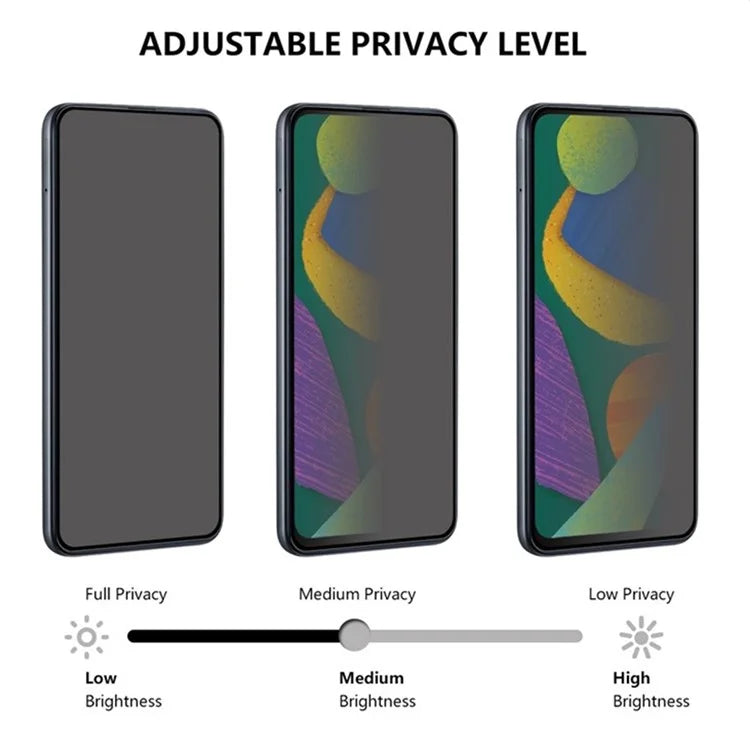RURIHAI For iPhone 16 Plus 360 Degree Anti-Spy Full Screen Protector Ultra Clear Film