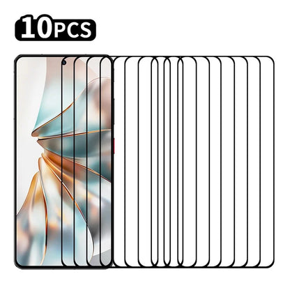 RURIHAI 10Pcs For ZTE nubia Z60S Pro 5G High Aluminium-Silicon Glass Film 0.26mm 2.5D Secondary Hardening Screen Protector