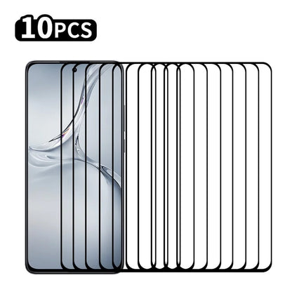 RURIHAI 10Pcs For Oppo K12x 5G (India) High Aluminium-Silicon Glass Film 0.26mm 2.5D Secondary Hardening Screen Protector