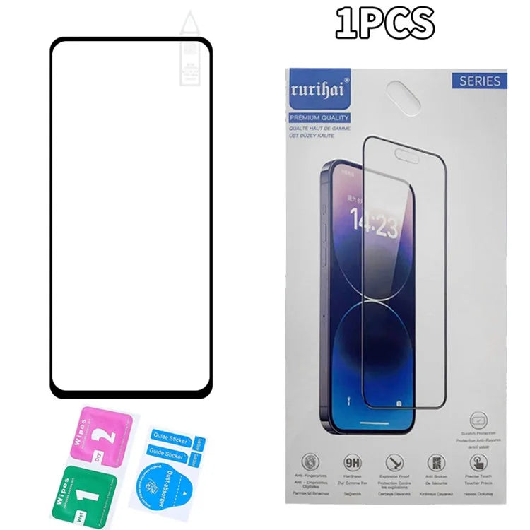 RURIHAI For Oppo A3x 5G / A3x Vitality Edition Screen Protector Secondary Hardening High Aluminium-Silicon Glass Film