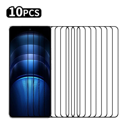 RURIHAI 10Pcs For vivo iQOO Neo9S Pro+ 5G High Aluminium-Silicon Glass Film 0.26mm 2.5D Secondary Hardening Screen Protector