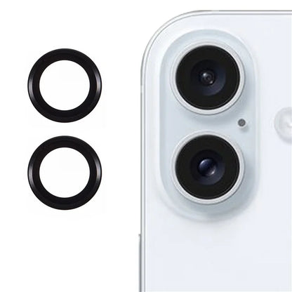 2Pcs / Set For iPhone 16 Plus / 16 Camera Lens Protector Scratch-Resistant Corning Gorilla Glass Lens Film