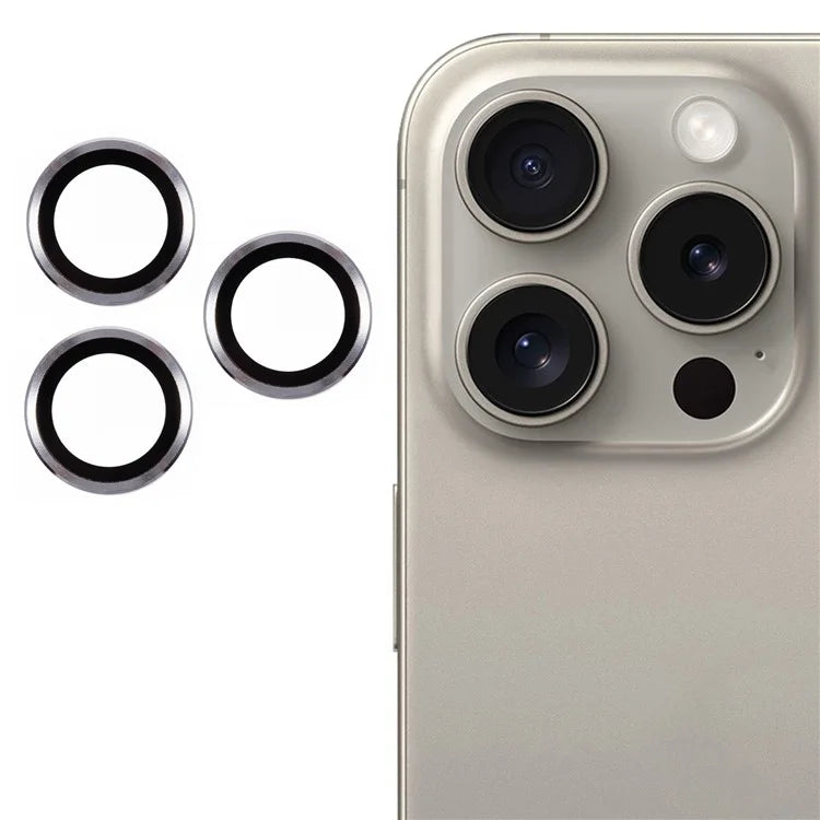 3Pcs / Set For iPhone 16 Pro Max / 16 Pro Camera Lens Protector Scratch-Resistant Corning Gorilla Glass Lens Film
