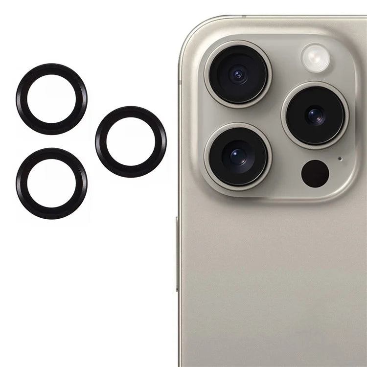 3Pcs / Set For iPhone 16 Pro Max / 16 Pro Camera Lens Protector Scratch-Resistant Corning Gorilla Glass Lens Film