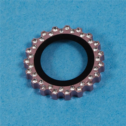 3Pcs / Set For iPhone 16 Pro Max / 16 Pro Camera Lens Protector Gear Shape Rhinestone Decor Corning Gorilla Glass Lens Film