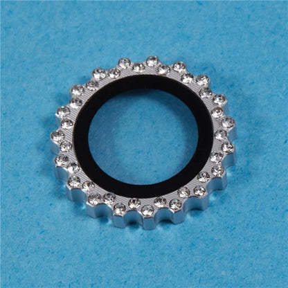 3Pcs / Set For iPhone 16 Pro / 16 Pro Max Camera Lens Protector Gear Shape Rhinestone Decor Corning Gorilla Glass Lens Film