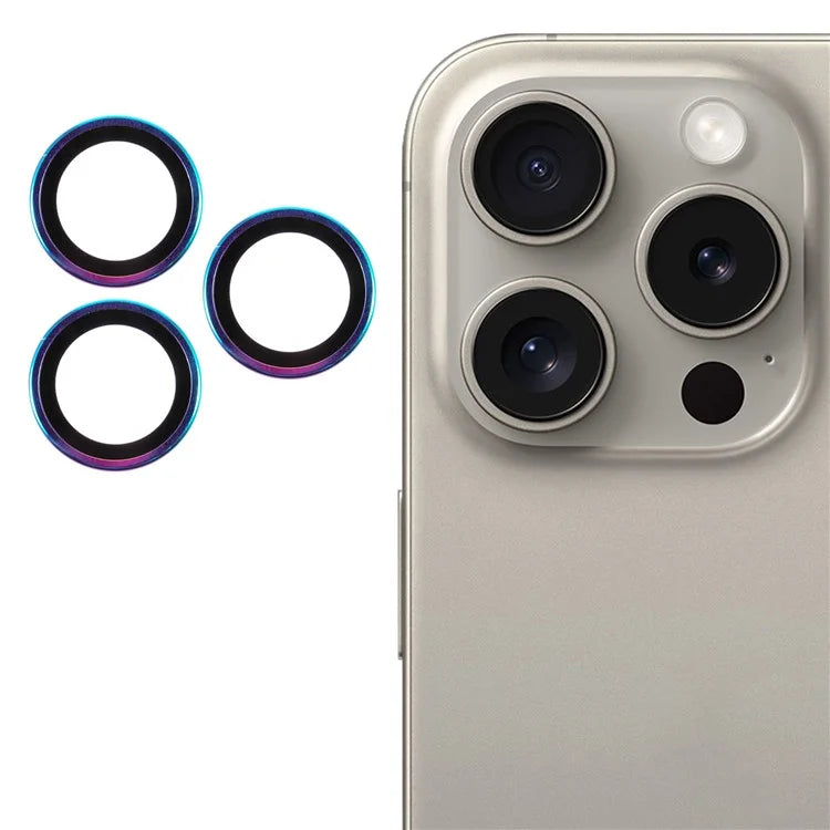 3Pcs / Set For iPhone 16 Pro Max / 16 Pro Camera Lens Protector Ultra Clear Anti-Scratch Corning Gorilla Glass Lens Film