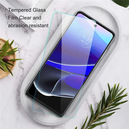 AMORUS For Motorola Moto G45 5G / G34 5G Screen Protector 2.5D Arc Edge 9H High Aluminum-Silicon Glass Film