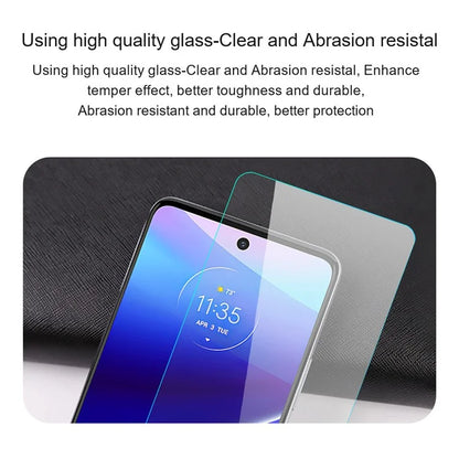 AMORUS For Motorola Moto G45 5G / G34 5G Screen Protector 2.5D Arc Edge 9H High Aluminum-Silicon Glass Film