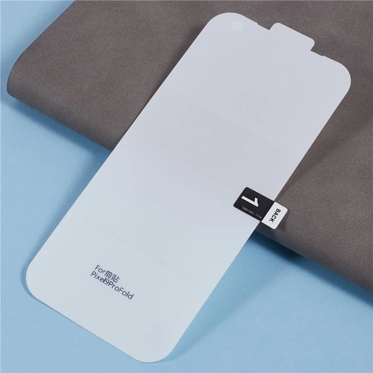 For Google Pixel 9 Pro Fold 5G Screen Protector Set, Front + Back Full Cover TPU+PET Hydrogel Film