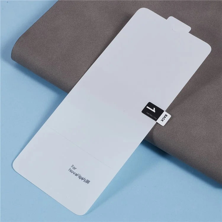For Huawei nova Flip 5G Screen Protector Set, Front + Back Full Cover TPU+PET Hydrogel Film