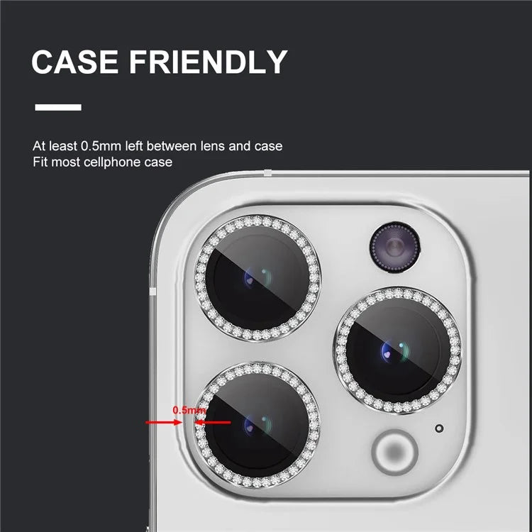 ENKAY HAT PRINCE 1 Set For iPhone 16 Pro / 16 Pro Max Camera Lens Protector Tempered Glass+Aluminum Alloy Lens Film