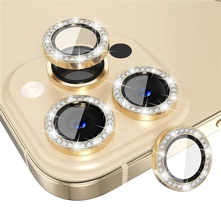 ENKAY HAT PRINCE 1 Set For iPhone 16 Pro / 16 Pro Max Camera Lens Protector Tempered Glass+Aluminum Alloy Lens Film