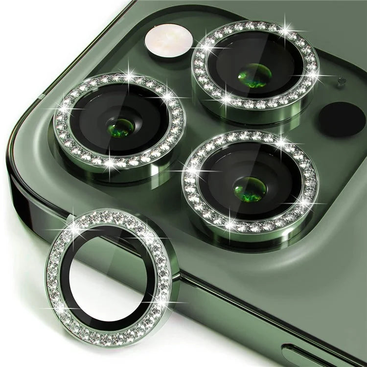 ENKAY HAT PRINCE 1 Set For iPhone 16 Pro / 16 Pro Max Camera Lens Protector Tempered Glass+Aluminum Alloy Lens Film