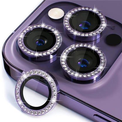 ENKAY HAT PRINCE 1 Set For iPhone 16 Pro / 16 Pro Max Camera Lens Protector Tempered Glass+Aluminum Alloy Lens Film