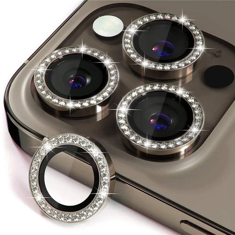 ENKAY HAT PRINCE 1 Set For iPhone 16 Pro / 16 Pro Max Camera Lens Protector Tempered Glass+Aluminum Alloy Lens Film