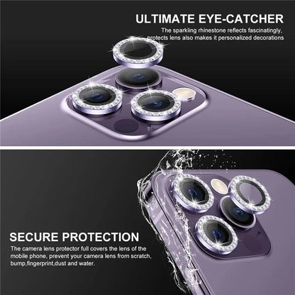 ENKAY HAT PRINCE 1 Set For iPhone 16 Pro / 16 Pro Max Camera Lens Protector Tempered Glass+Aluminum Alloy Lens Film
