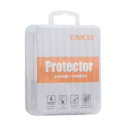 ENKAY HAT PRINCE 1 Set For iPhone 16 Pro / 16 Pro Max Camera Lens Protector Tempered Glass+Aluminum Alloy Lens Film