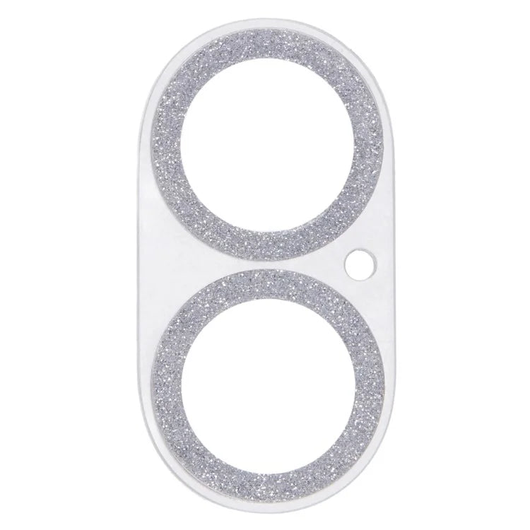For iPhone 16 / 16 Plus Camera Lens Protector Glitter Tempered Glass Lens Film