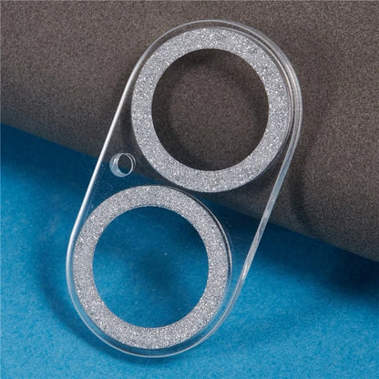 For iPhone 16 / 16 Plus Camera Lens Protector Glitter Tempered Glass Lens Film