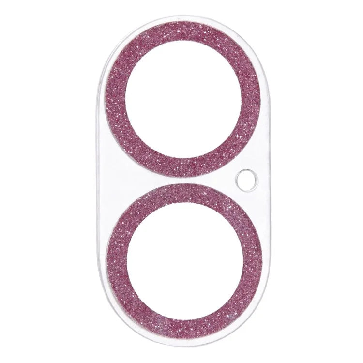 For iPhone 16 / 16 Plus Camera Lens Protector Glitter Tempered Glass Lens Film
