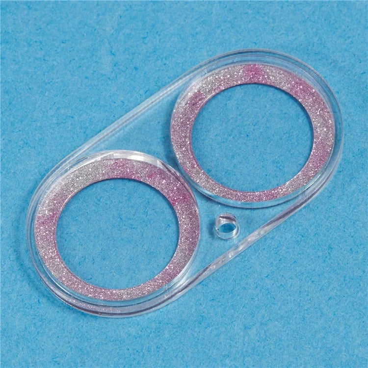 For iPhone 16 / 16 Plus Camera Lens Protector Glitter Tempered Glass Lens Film