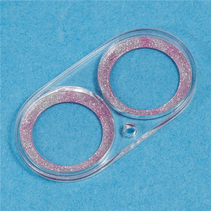 For iPhone 16 / 16 Plus Camera Lens Protector Glitter Tempered Glass Lens Film
