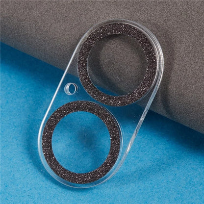 For iPhone 16 / 16 Plus Camera Lens Protector Glitter Tempered Glass Lens Film