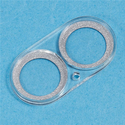 For iPhone 16 / 16 Plus Camera Lens Protector Glitter Tempered Glass Lens Film