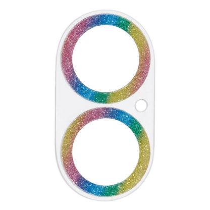 For iPhone 16 / 16 Plus Camera Lens Protector Glitter Tempered Glass Lens Film