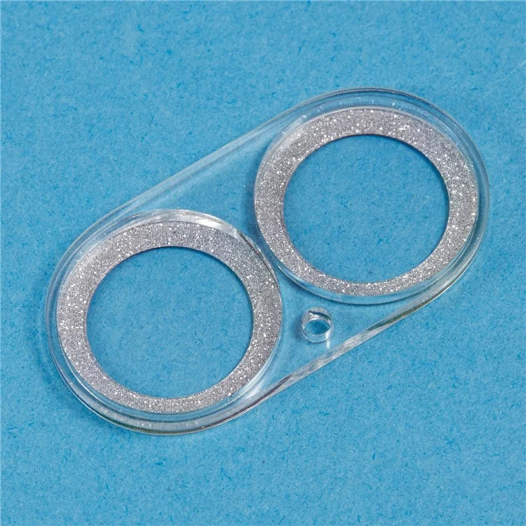 For iPhone 16 / 16 Plus Camera Lens Protector Glitter Tempered Glass Lens Film