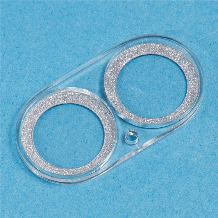 For iPhone 16 / 16 Plus Camera Lens Protector Glitter Tempered Glass Lens Film