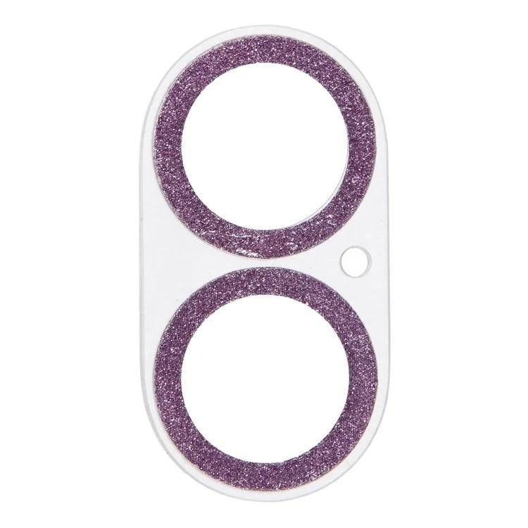 For iPhone 16 / 16 Plus Camera Lens Protector Glitter Tempered Glass Lens Film