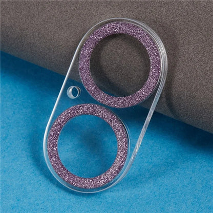 For iPhone 16 / 16 Plus Camera Lens Protector Glitter Tempered Glass Lens Film