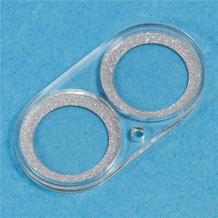 For iPhone 16 / 16 Plus Camera Lens Protector Glitter Tempered Glass Lens Film
