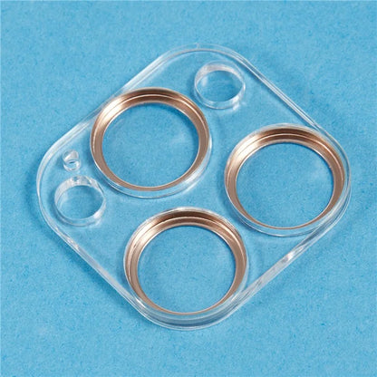 For iPhone 16 Pro / 16 Pro Max Camera Lens Protector CD Veins Integrated Tempered Glass Lens Film