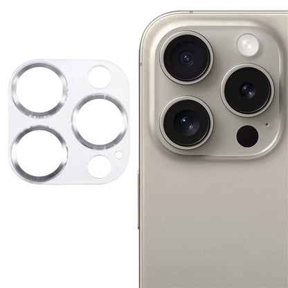 For iPhone 16 Pro / 16 Pro Max Camera Lens Protector CD Veins Integrated Tempered Glass Lens Film