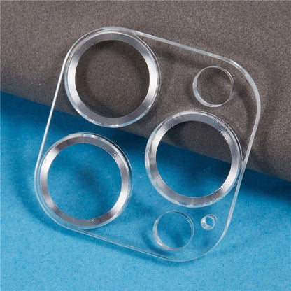 For iPhone 16 Pro / 16 Pro Max Camera Lens Protector CD Veins Integrated Tempered Glass Lens Film