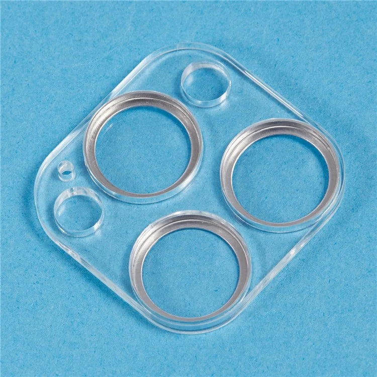 For iPhone 16 Pro / 16 Pro Max Camera Lens Protector CD Veins Integrated Tempered Glass Lens Film