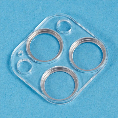 For iPhone 16 Pro / 16 Pro Max Camera Lens Protector CD Veins Integrated Tempered Glass Lens Film