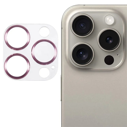 For iPhone 16 Pro / 16 Pro Max Camera Lens Protector CD Veins Integrated Tempered Glass Lens Film
