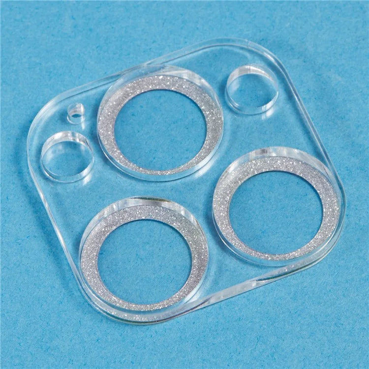 For iPhone 16 Pro / 16 Pro Max Camera Lens Protector Glitter Tempered Glass Lens Film