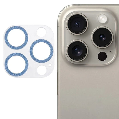 For iPhone 16 Pro / 16 Pro Max Camera Lens Protector Glitter Tempered Glass Lens Film