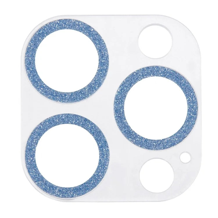 For iPhone 16 Pro / 16 Pro Max Camera Lens Protector Glitter Tempered Glass Lens Film