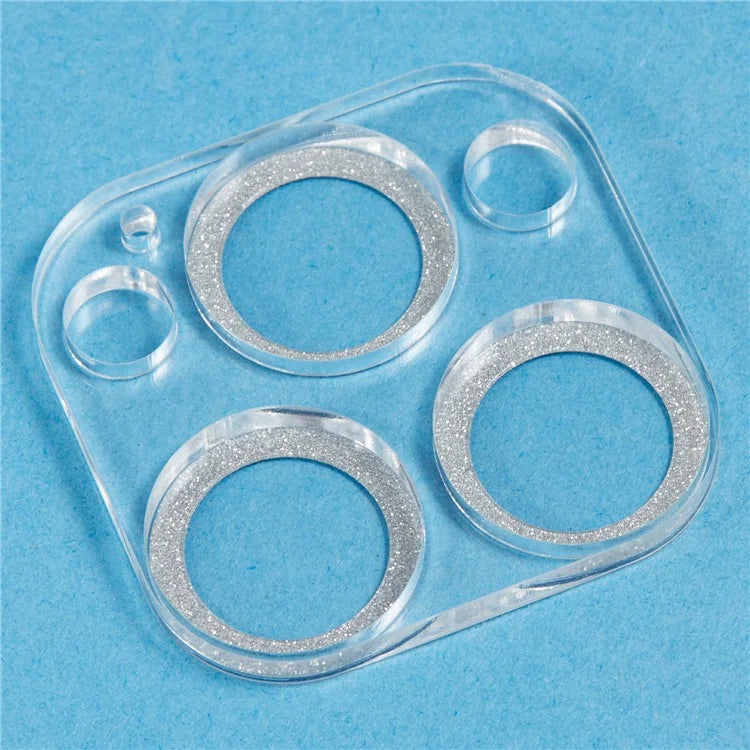 For iPhone 16 Pro / 16 Pro Max Camera Lens Protector Glitter Tempered Glass Lens Film