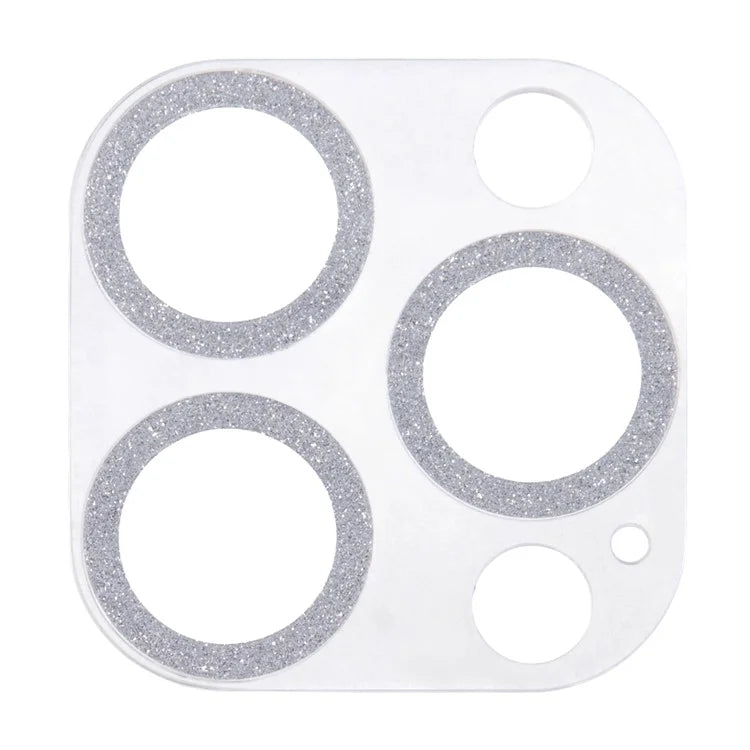 For iPhone 16 Pro / 16 Pro Max Camera Lens Protector Glitter Tempered Glass Lens Film