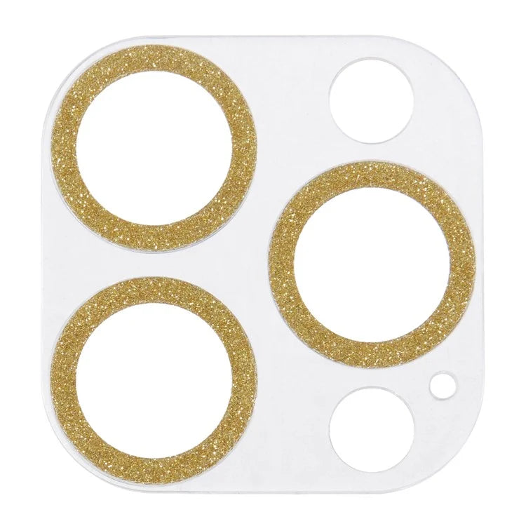 For iPhone 16 Pro / 16 Pro Max Camera Lens Protector Glitter Tempered Glass Lens Film