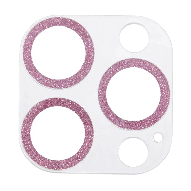 For iPhone 16 Pro / 16 Pro Max Camera Lens Protector Glitter Tempered Glass Lens Film